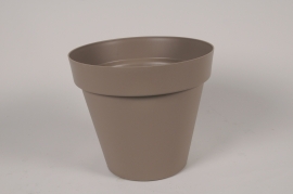 A001DB Brown toscana pot D30cm H26cm