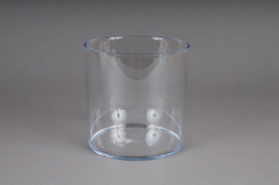 Vase cube Plexiglas Cristal 10 x 10 cm - plastique carré