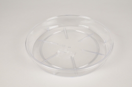 A003AT Clear plastic saucer D20cm