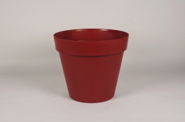 A005DB Red toscana pot D40cm H35cm