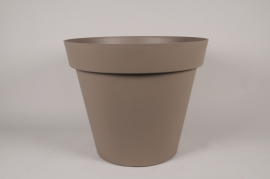 A010DB Brown toscana pot D59cm H50cm