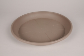 A025DB Brown plastic saucer D47cm