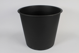 A028A5 Seau conique en plastique noir D45.5cm H39cm