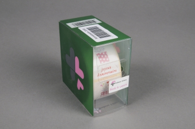 Box Of 500 Adhesive Labels Joyeux Anniversaire