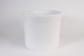 A069DO Cache-pot en céramique blanc D32.5cm H28cm