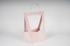 A083QX Pack of 5 pink bunch holder 23x14cm H38cm