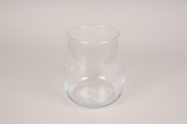 A091NH Vase en verre D14cm H17cm