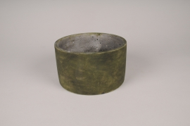 A106OZ Dark green concrete planter D20cm H11.5cm