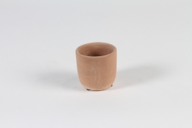 A116OZ Cache-pot en béton terracotta D7cm H7cm