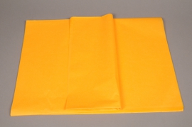 A117QX Ream of 480 tissue paper sheets saffron orange 50 x 75cm