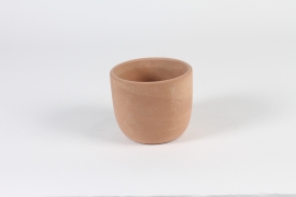 A118OZ Cache-pot en béton terracotta D11cm H9cm