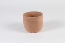 A120OZ Cache-pot en béton terracotta D12.5cm H11cm