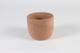 A122OZ Cache-pot en béton terracotta D14cm H12.5cm