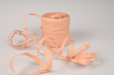 peach raffia ribbon