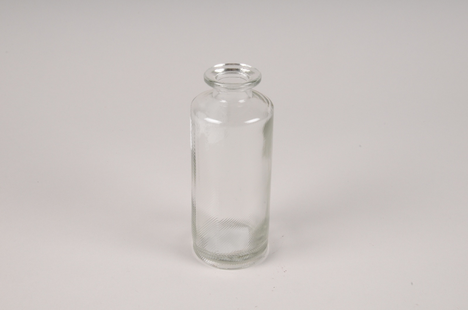 Clear Glass Bottle Vase D5cm H13cm 5456