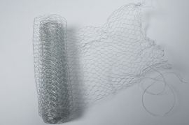 A220MG Wire mesh roll decoration silver 30cmx3m