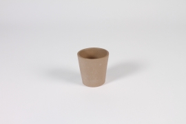 A235QS Brown terracotta planter D7cm H7cm