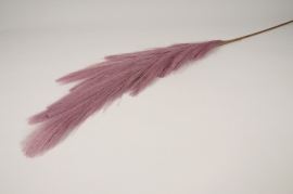 a243wg Mauve artificial pampas grass H110cm