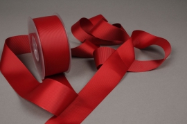 A413UN Grosgrain ribbon burgundy 38mm x 20m