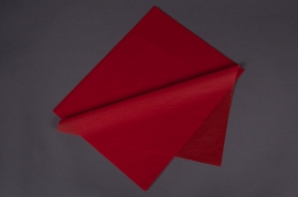 A569QX Paquet de 240 feuilles mousseline rouge 50x75cm
