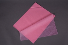 A571QX Paquet de 240 feuilles papier de soie rose 50x75cm