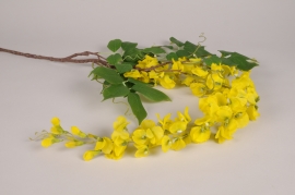 a889nn Yellow artificial wisteria L142cm