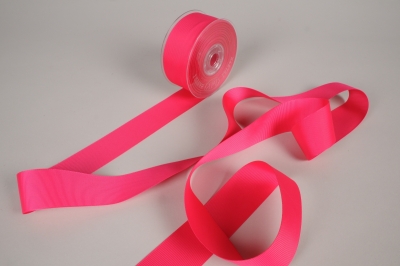 Velvet Ribbon 25mm - Bright Pink