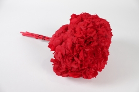 AB-000271 Red preserved hydrangea H39cm