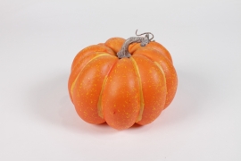 AM-000227 Orange artificial pumpkin D18cm