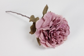 AM-000241 Light purple artificial peony H68cm