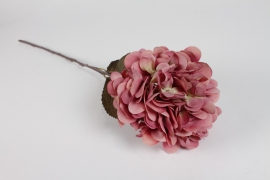 AM-000246 Old pink artificial hydrangea H72cm