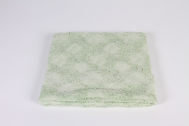 B022UN Tissu damas vert clair 110cm x 2.5m