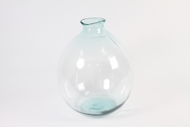 B239IH Clear glass vase jar D37cm H55cm