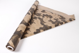 BD-000060 Kraft paper roll with caladium pattern 80cmx20m