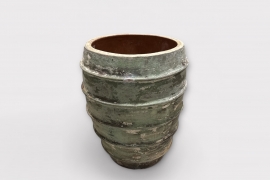 CA-000015 High green ceramic pot D60cm H65cm