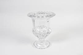 CV-000021 Clear glass medici D16cm H20cm 