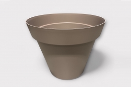 DB-000011 Pot toscane taupe D80cm H67cm