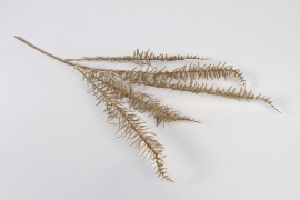 DI-000323 Gold artificial fern H69cm