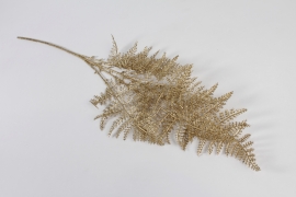 DI-000324 Gold artificial fern H74cm