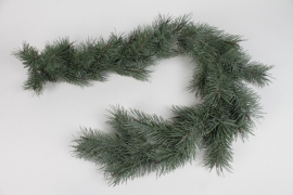 DI-000328 Green artificial pine garland L120cm