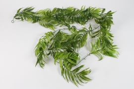 DI-000339 Green artificial palm garland L170cm