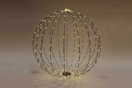 DQ-000453 Warm white metallic ball 320 LED D50cm