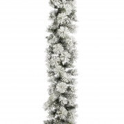 DQ-000533 Frosted green artificial fir garland L270cm