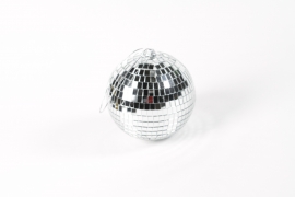 DQ-000541 Silver mirror hanging ball D15cm