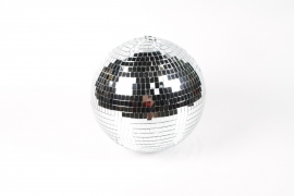 DQ-000543 Silver mirror hanging ball D20cm