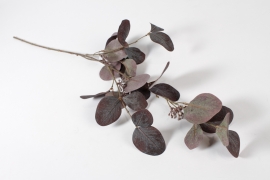 EE-000315 Eucalyptus artificiel violet foncé H75cm