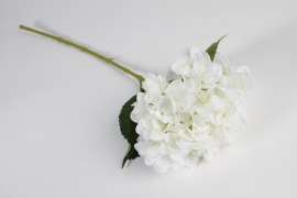 GO-000011 <br />
Hortensia artificiel blanc H64cm