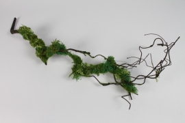 JP-000105 Green artificial moss branch H86cm