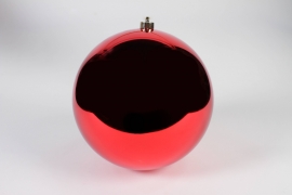 KI-000493 Shiny red plastic ball D25cm