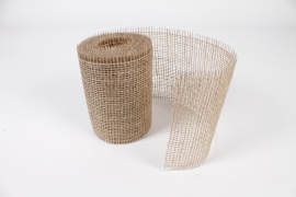 KW-000003 Natural burlap roll 15cm x 10m